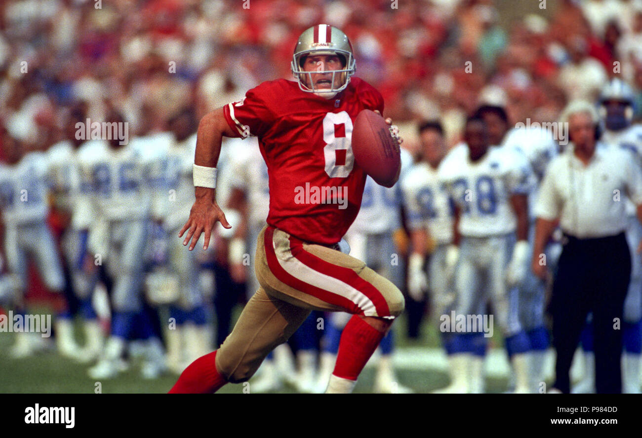 Steve Young of the San Francisco 49ers. Editorial Photo - Image of  sanfrancisco, downs: 120734476