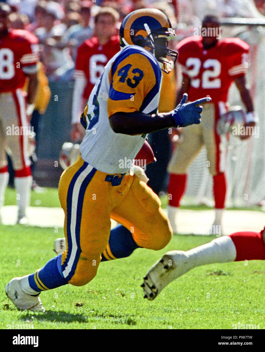 San Francisco, California, USA. 4th Oct, 1992. San Francisco 49ers vs