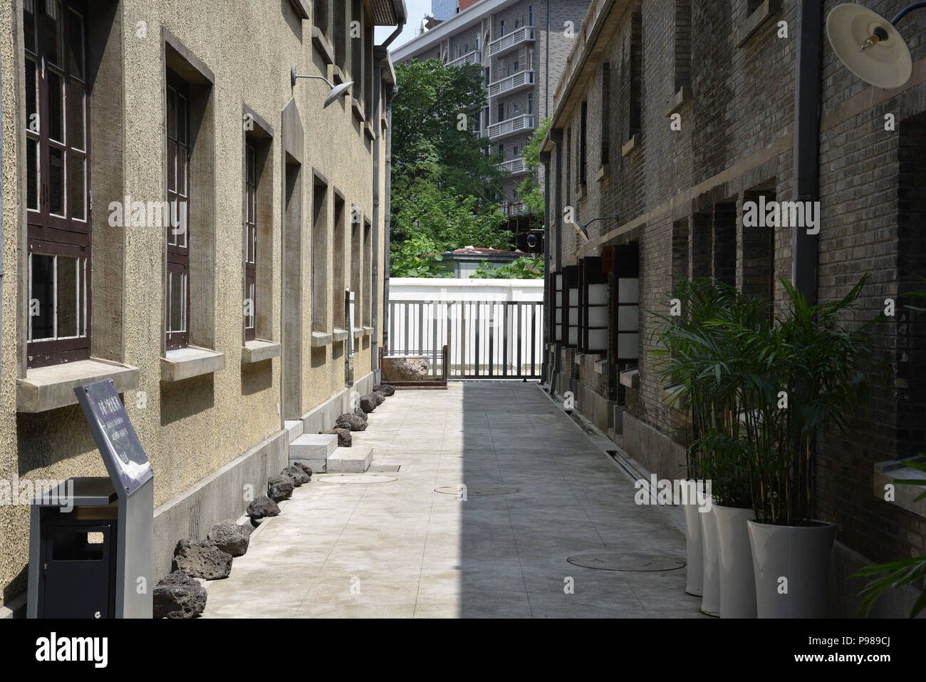 July 16, 2018 - Nanjin, Nanjin, China - Nanjing, CHINA-The Liji Alley Comfort Women Museum, located in Nanjing, east China's Jiangsu Province, is the largest former site of comfort women in Asia.The Liji Alley Comfort Women Museum, Nanjing, has begun to collate information on military brothels, or ''comfort stations, '' established by the Japanese invaders during its occupation of the eastern city during World War II. The investigation will result in a comprehensive record of Japan's war crimes, according to museum curator Su Zhiliang, and the evidence will be used as supporting documentation  Stock Photo