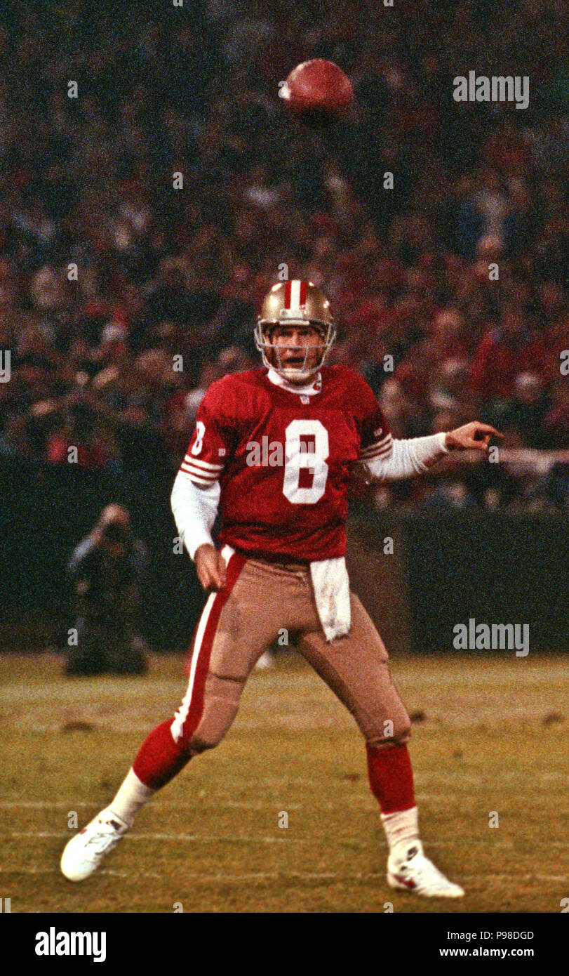 October 2, 1994 - San Francisco, California, U.S - San Francisco 49ers vs.  Philadelphia Eagles at Candlestick Park Sunday, October 2, 1994. Eagles  beat 49ers 40-8. San Francisco 49ers quarterback Elvis Grbac (