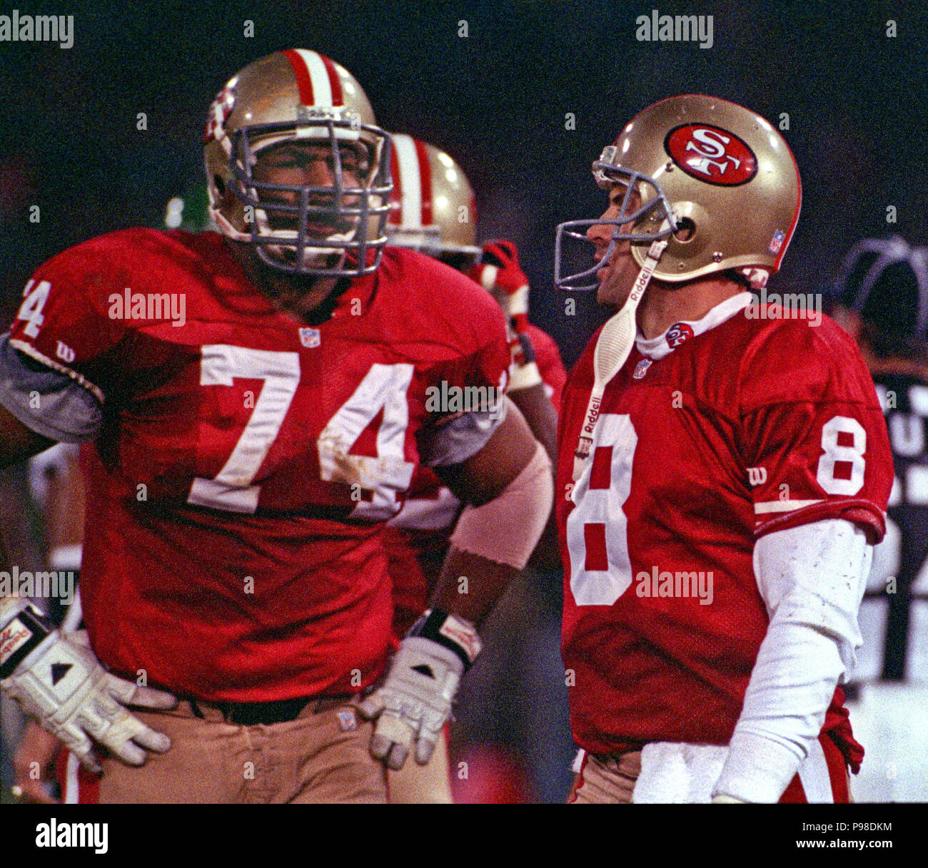 1992, Steve Wallace, San Francisco 49ers, Signed, Autographed, Pacific Football Card, Card # 285, 1992, Steve Wallace, San Francisco 49ers, Signed, Autographed, Pacific Football Card, Card # 285,