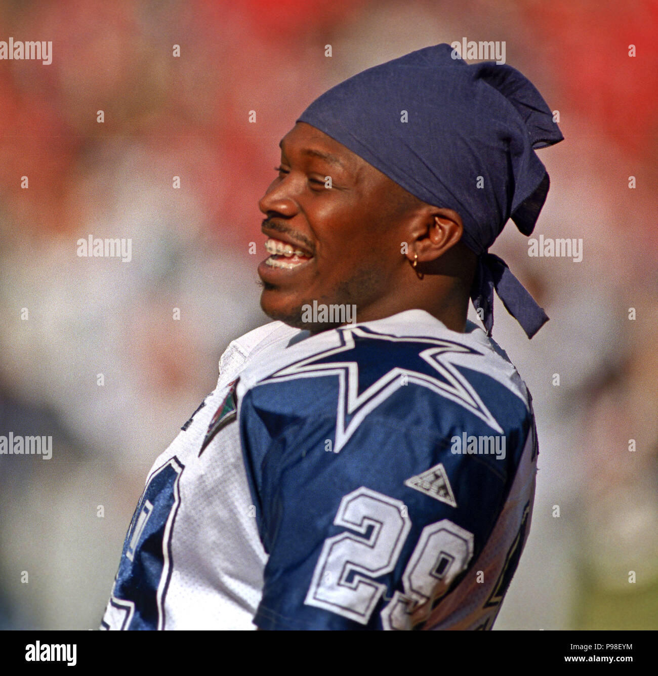 January 15, 1995 - San Francisco, California, U.S - San Francisco 49ers vs.  Dallas Cowboys at Candlestick Park Sunday, January 15, 1995. 49ers beat  Cowboys 38-28. Dallas Cowboys defensive back Kenneth Gant (