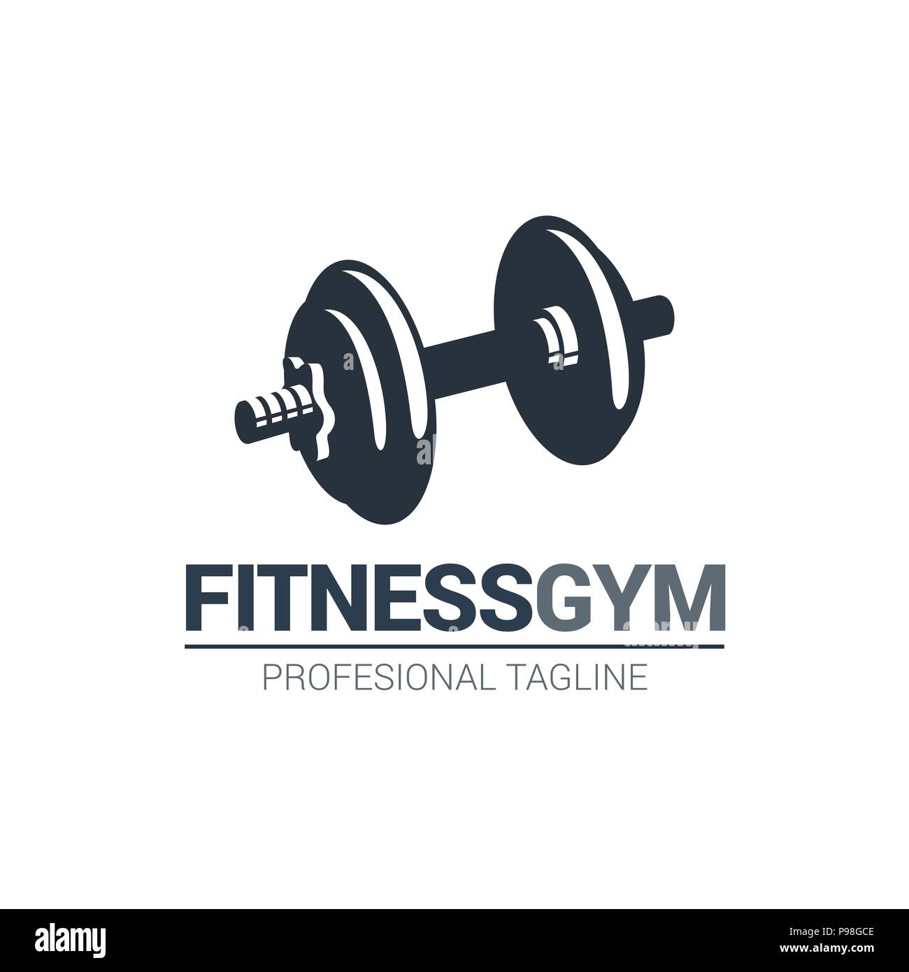 Fitness Gymnasium Logo Gym And Fitness Logo Template Vintage