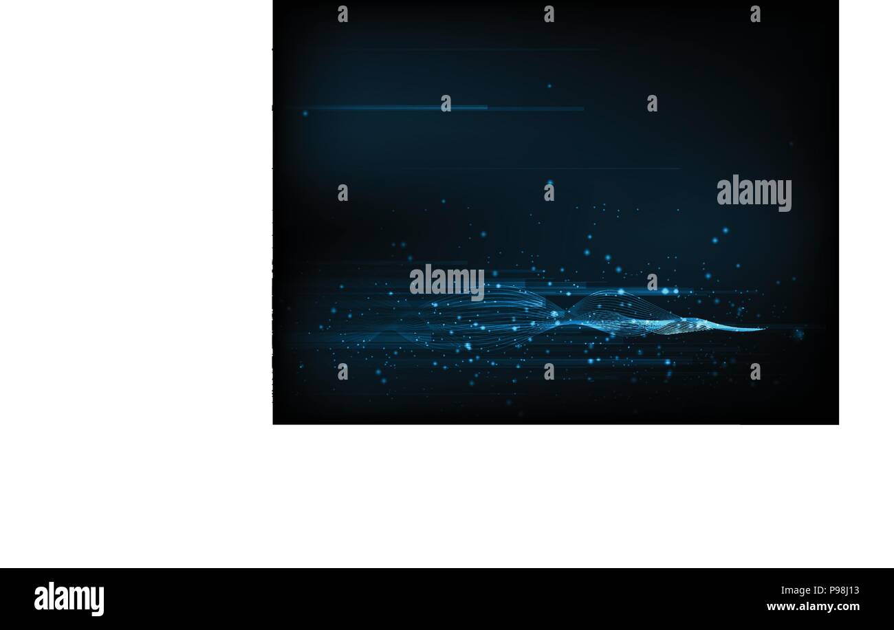 Dark blue hi tech background vector hi-res stock photography and images ...