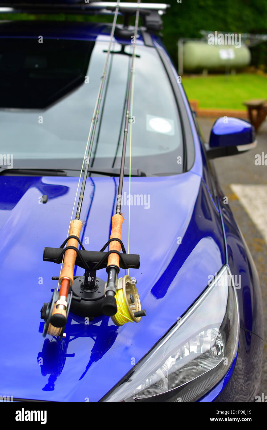Fishing rod on car hires stock photography and images Alamy