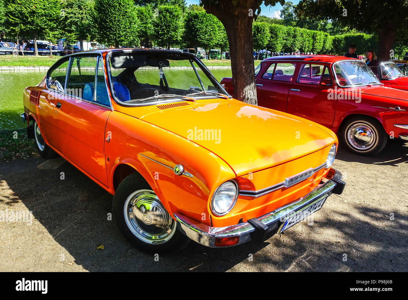Skoda 110 R, the seventies, veteran car, Czech Republic, Europe Stock Photo
