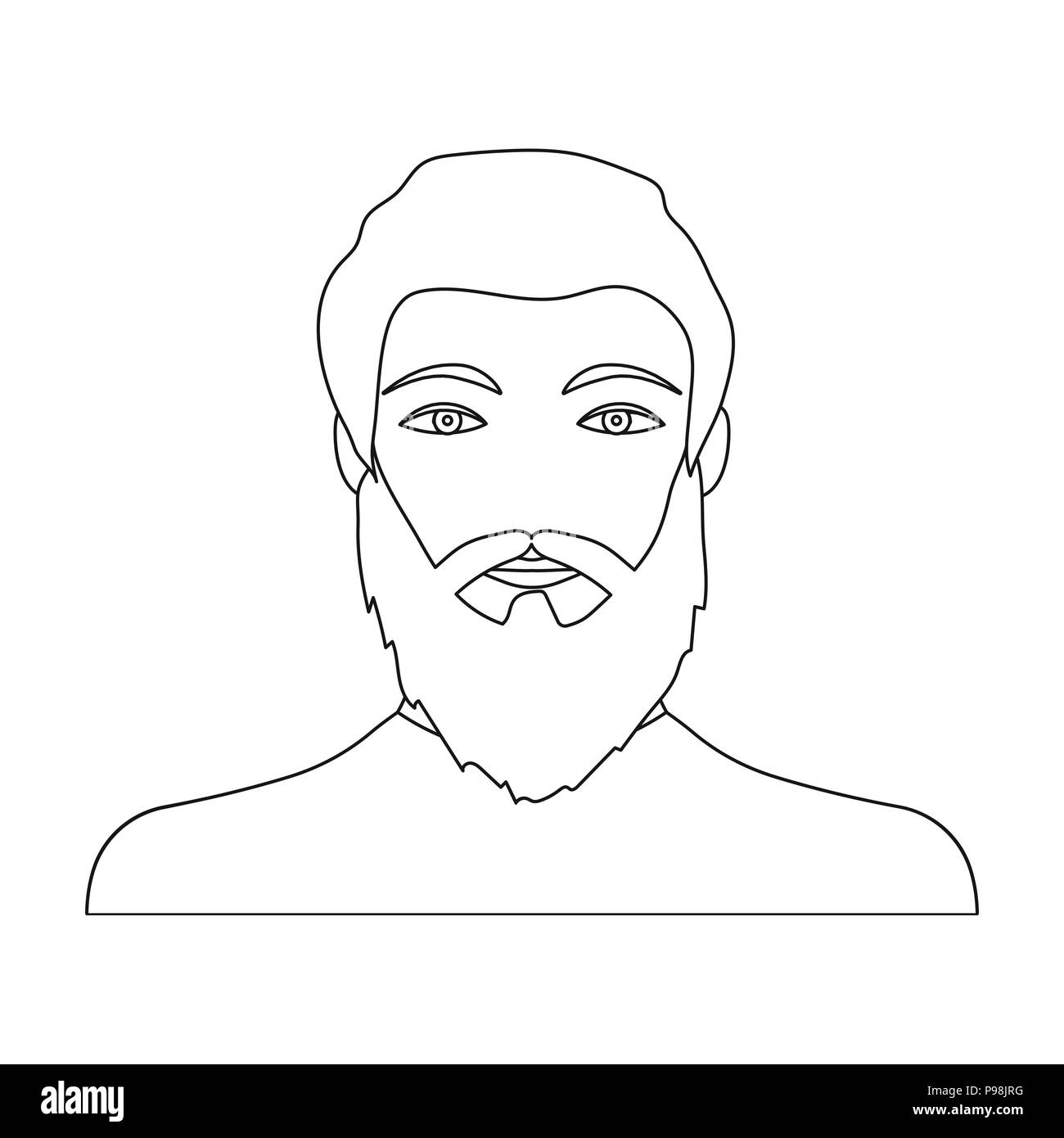 The Face Of A Man With A Beard And Mustache Face And Appearance