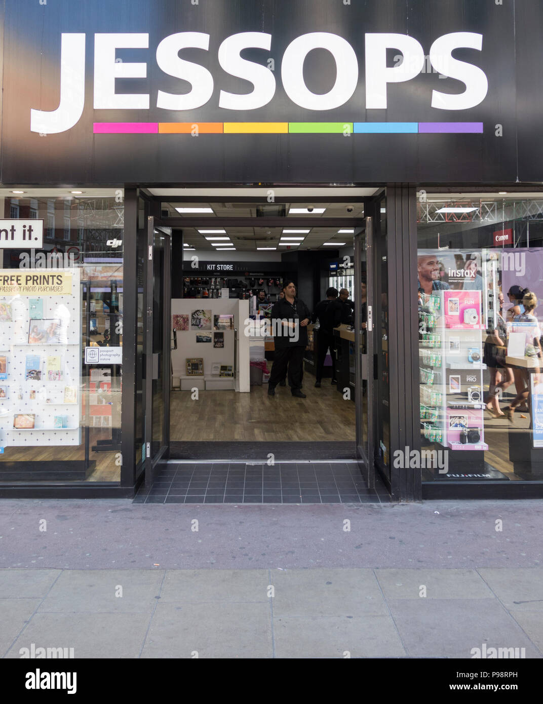 Camera specialist retailer Jessops camera shop, Oxford Street, London, UK  Stock Photo - Alamy