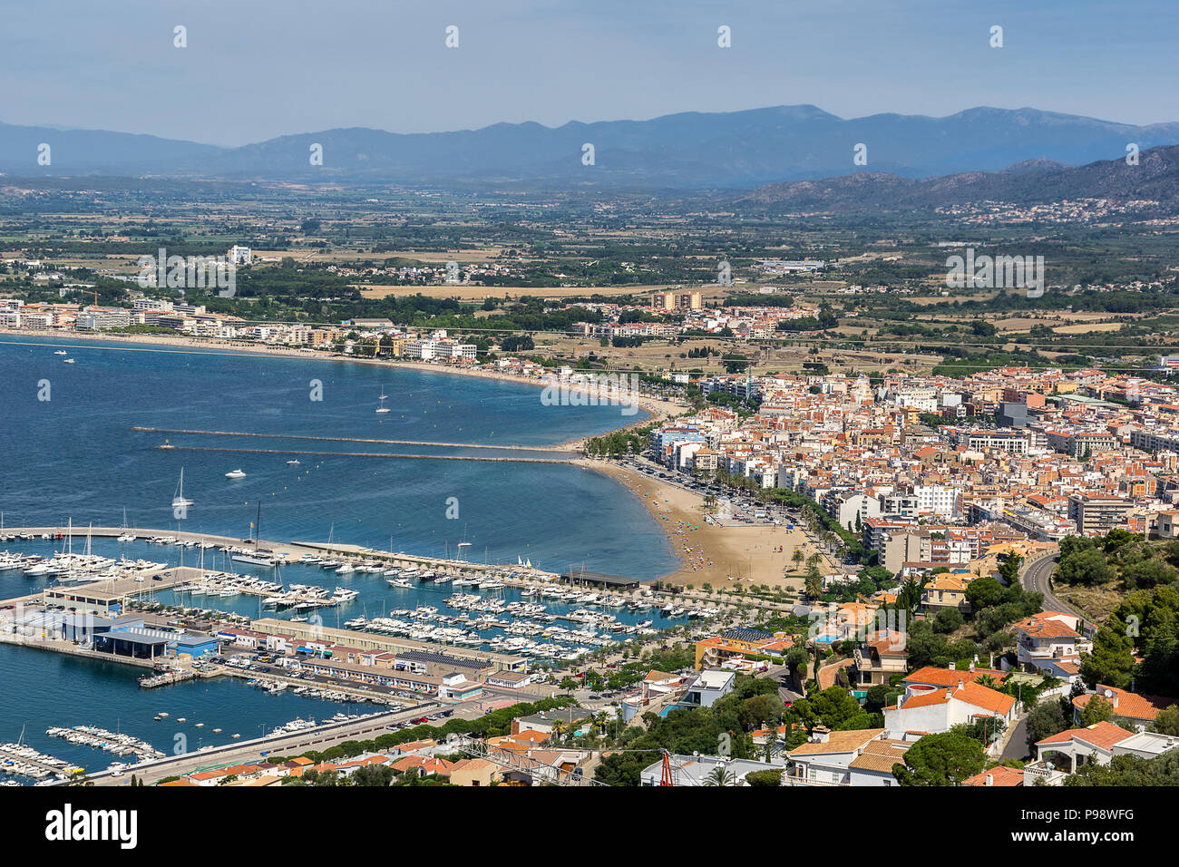 Roses on Cape Creus Costa Brava Spain Stock Photo - Alamy