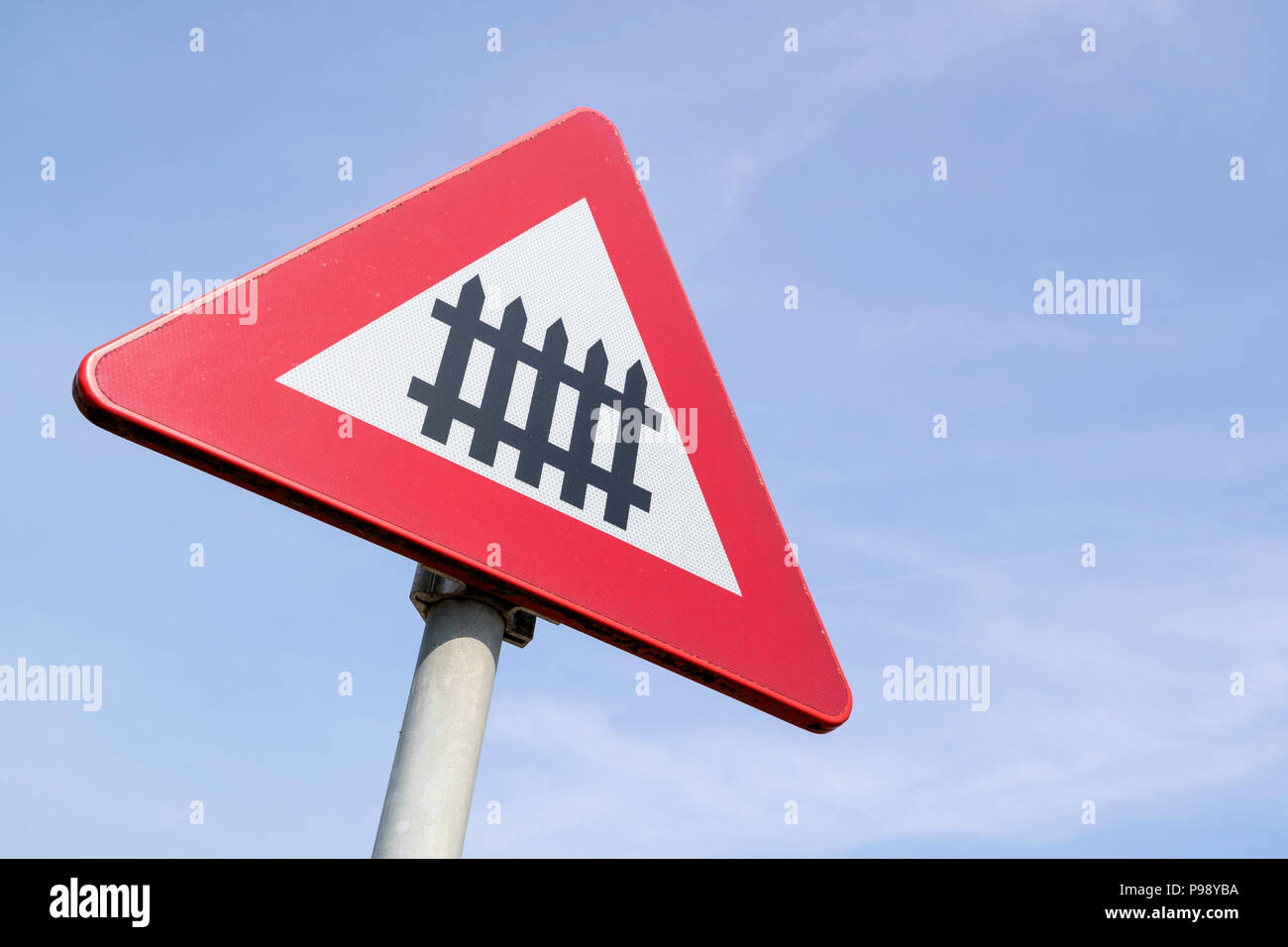 Guarded Railway Crossing Ahead High Resolution Stock Photography And Images Alamy