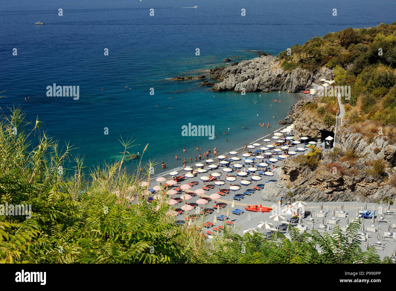 italy, basilicata, maratea, santa teresa beach Stock Photo