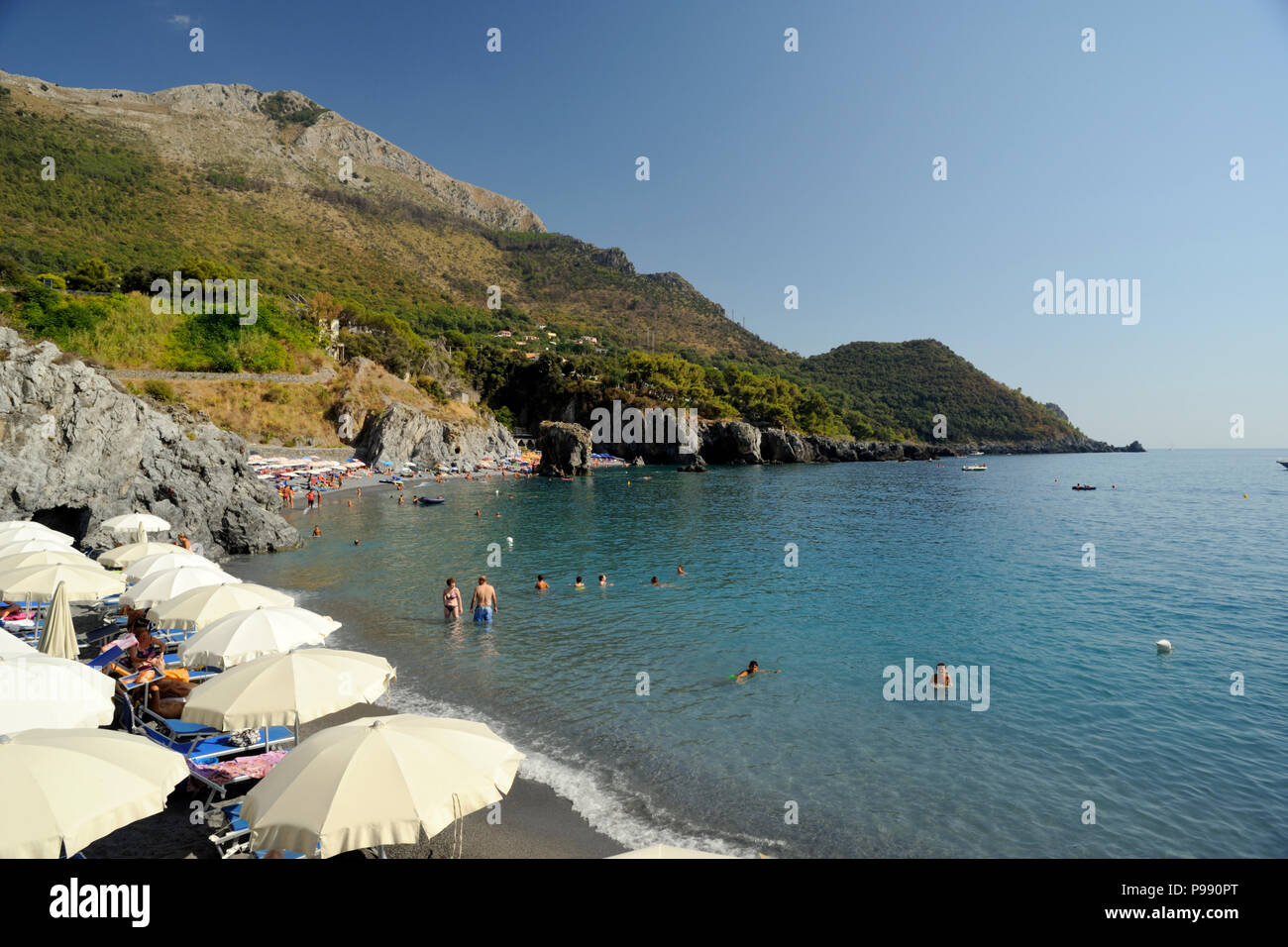italy, basilicata, maratea, santa teresa beach Stock Photo