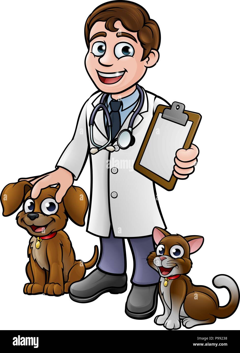 Vet Cartoon Character Stock Vector Image & Art Alamy