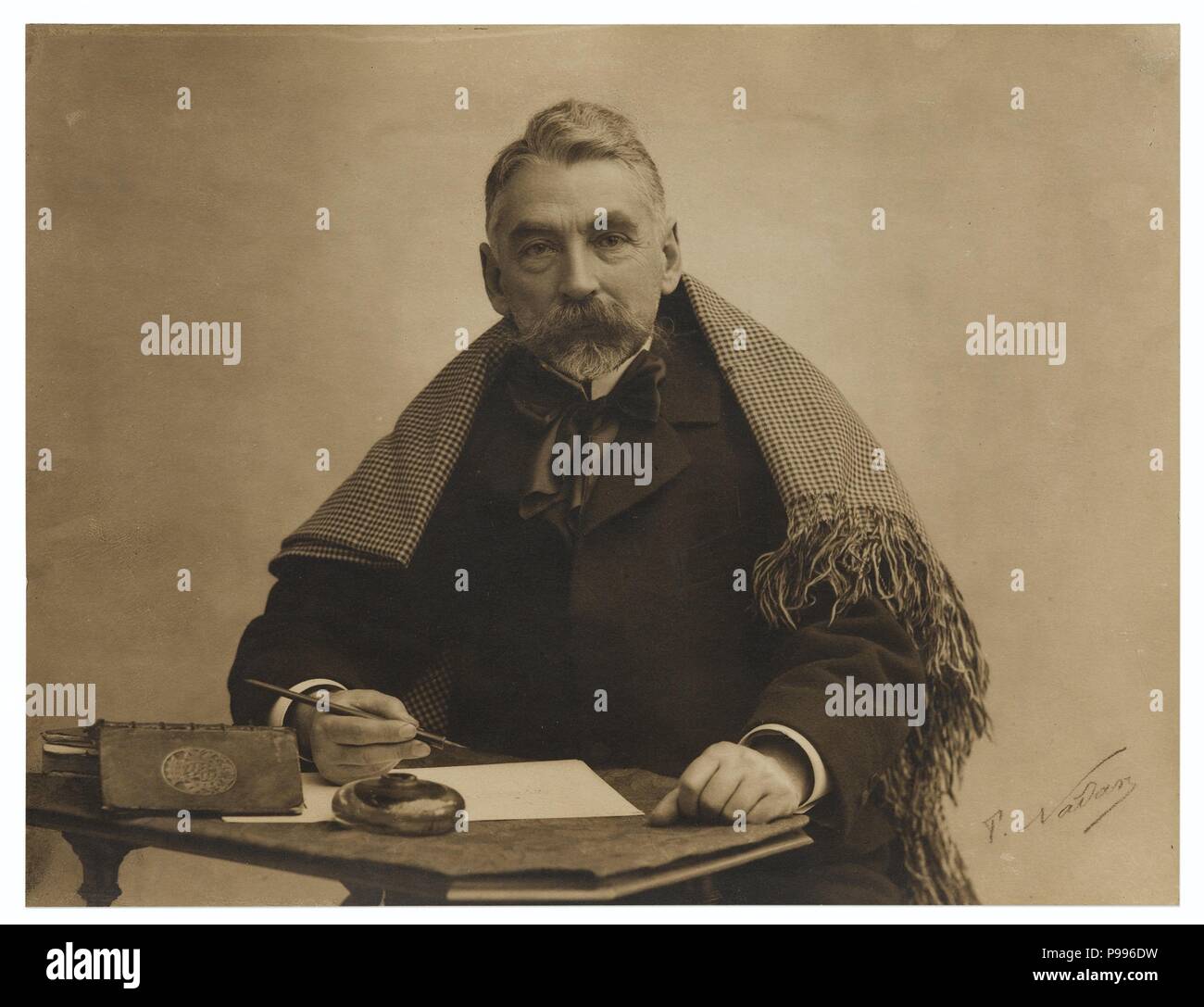Portrait of Stéphane Mallarmé (1842-1898). Museum: PRIVATE COLLECTION. Stock Photo