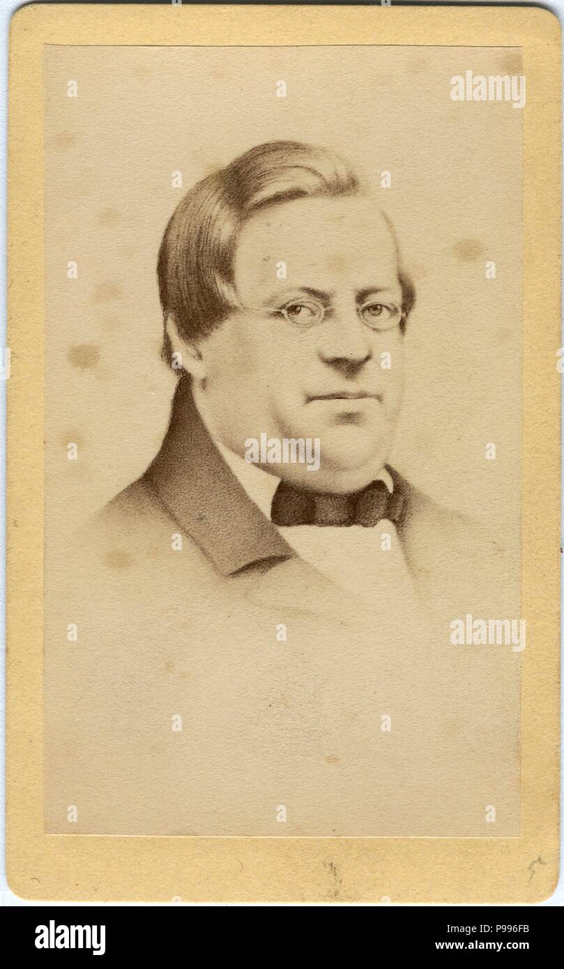 Portrait of Heinrich Marschner (1795-1861). Museum: Eötvös Loránd Tudományegyetem. Stock Photo