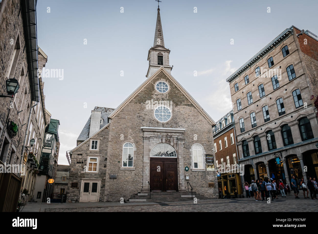 Place Royale Quebec city landmark Stock Photo