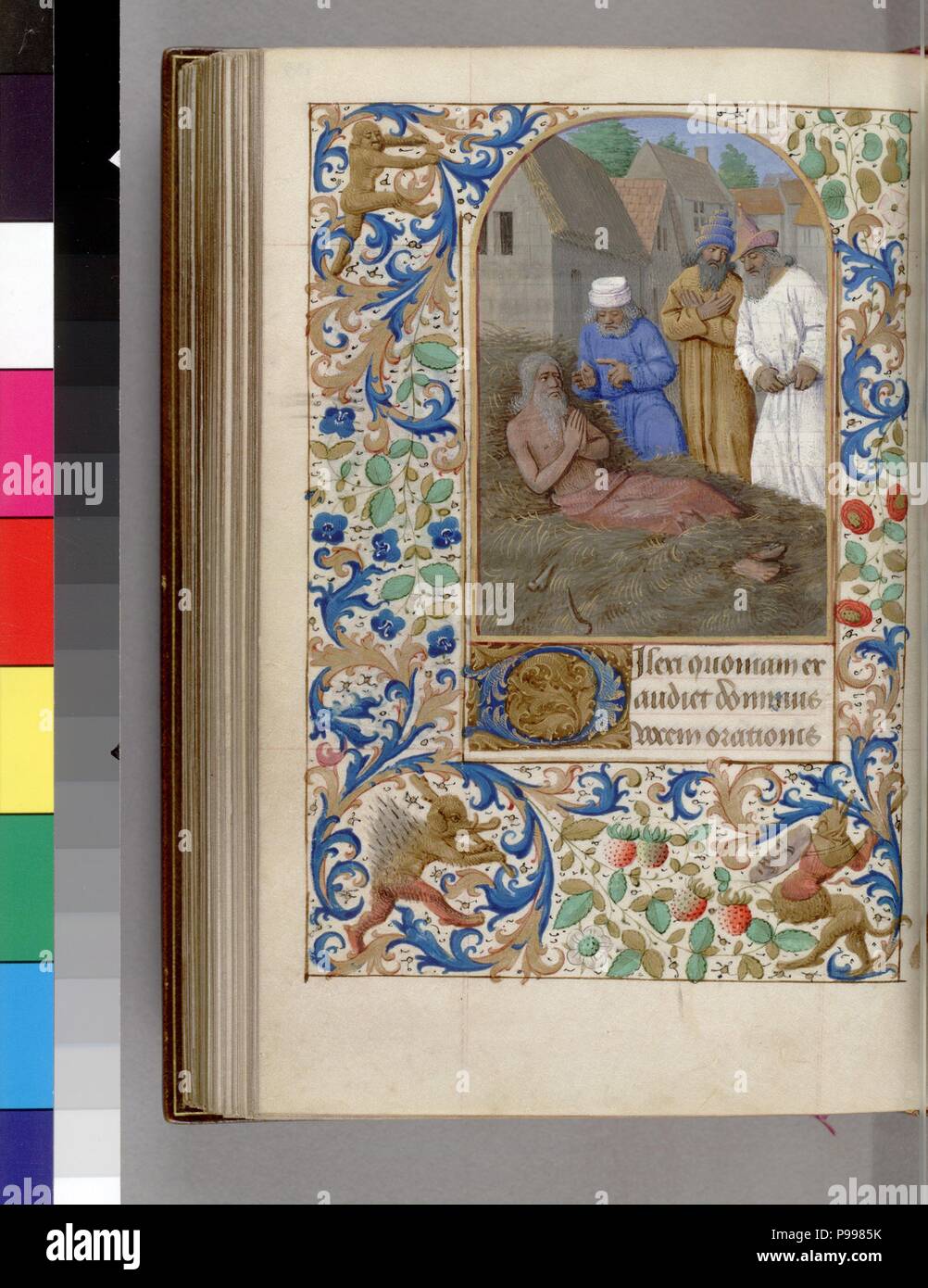 Job on the dunghill (Book of Hours). Museum The Library