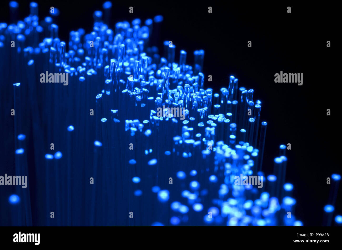 Defocused fiber optic lights hi-res stock photography and images - Alamy