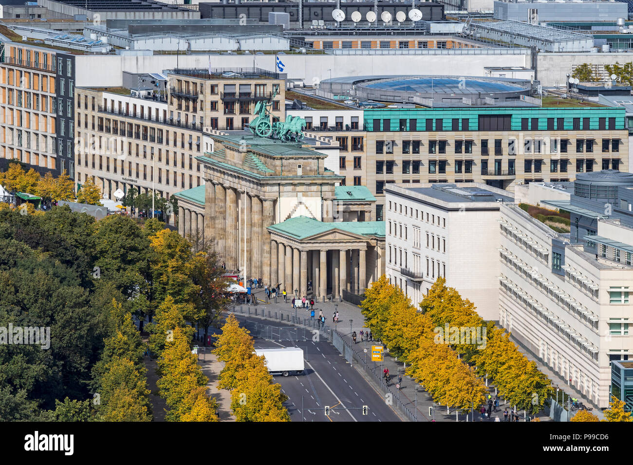 Berlin wall aerial view hi-res stock photography and images - Alamy