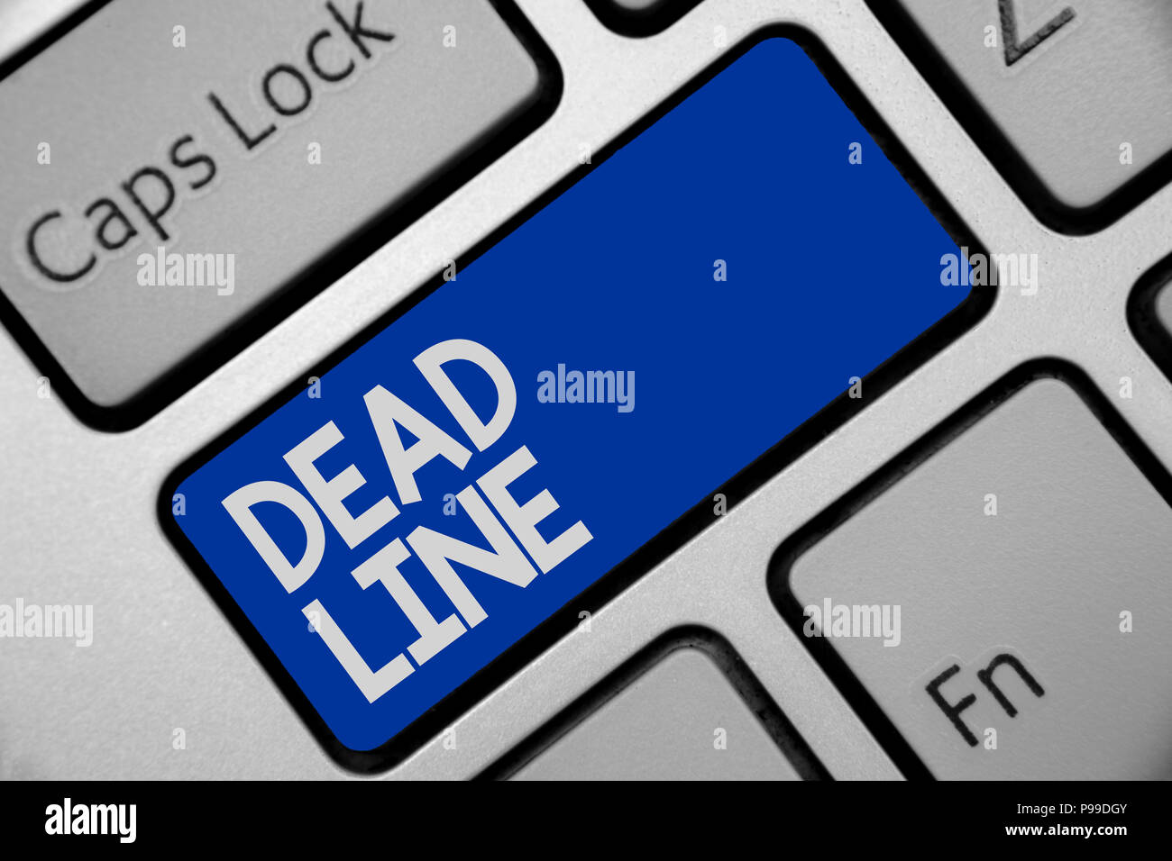Handwriting text writing Dead Line. Concept meaning Period of time by ...