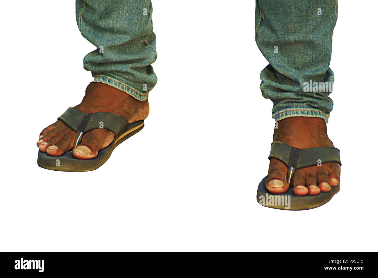 Man wearing slippers sales