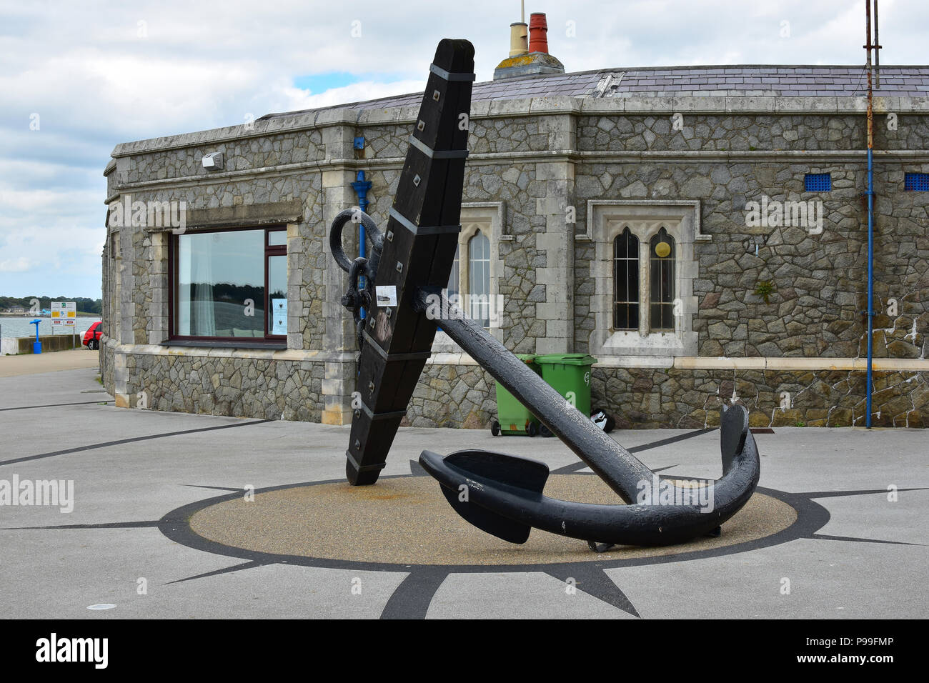 5 Ton Admiralty pattern Anchor from the HMS Conway displayed at