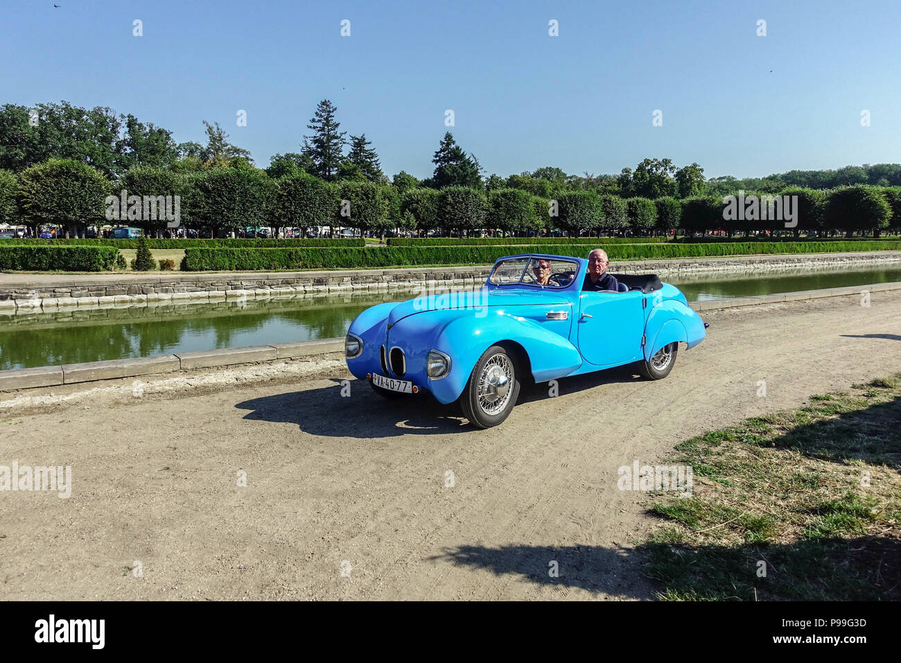 BMW 315, Frazer Nash 1936, thirties 1930s, veteran car run, Holesov Castle garden, Czech Republic, Europe Stock Photo