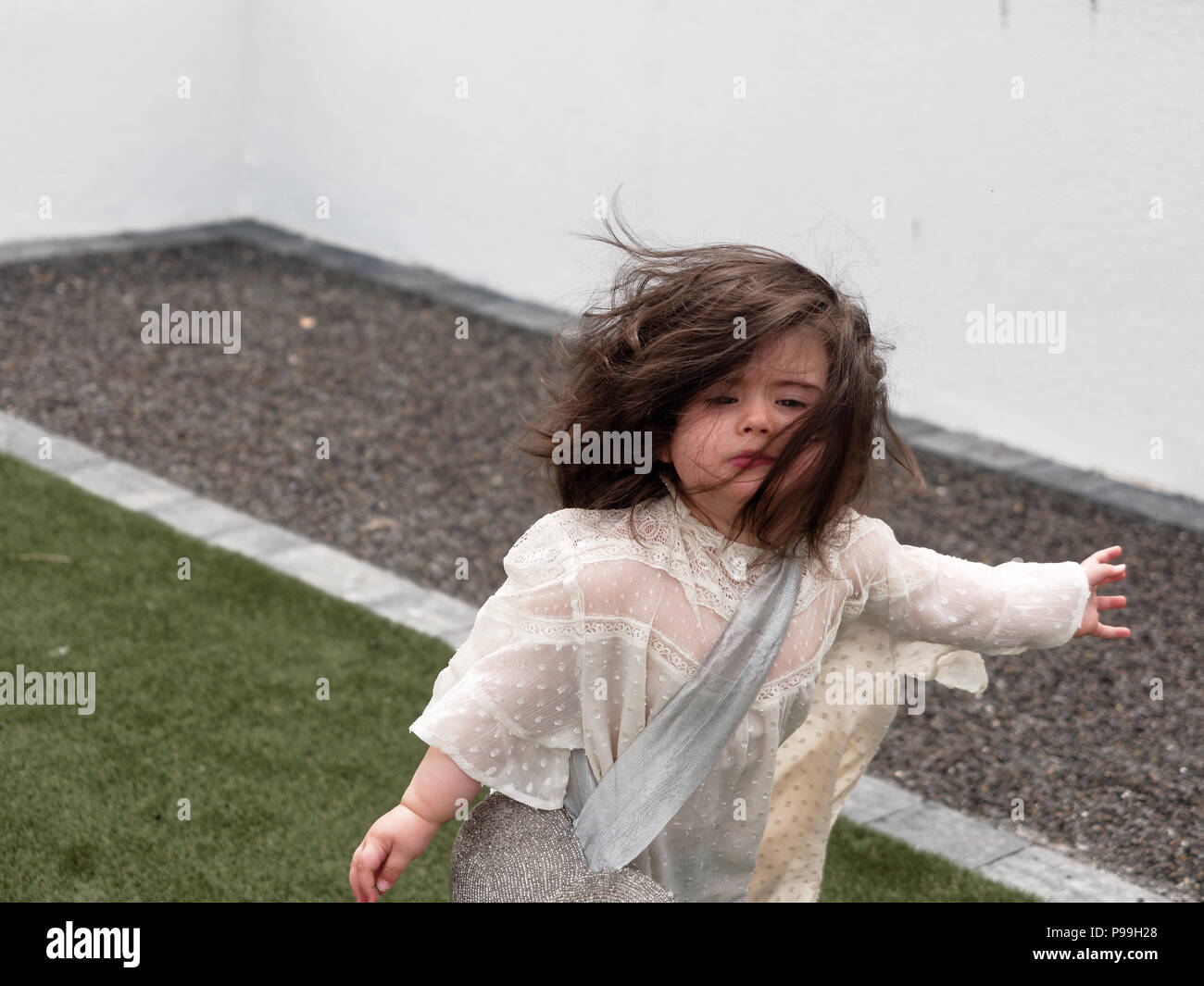 White baby girl victorian clothes, 2018 Robert Taylor/Alamy Live News