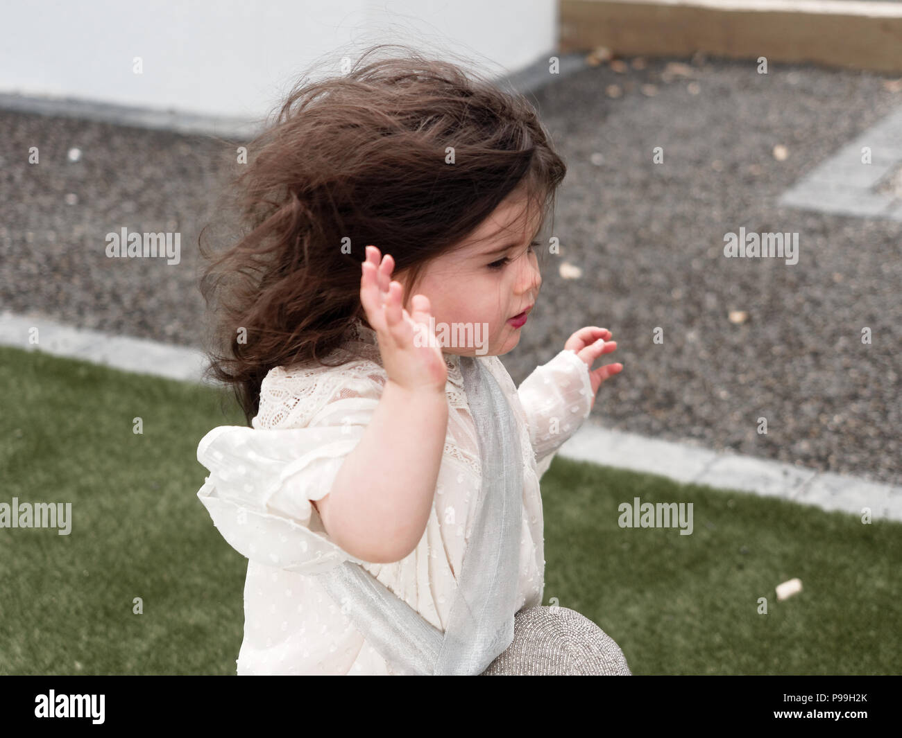 White baby girl victorian clothes, 2018 Robert Taylor/Alamy Live News