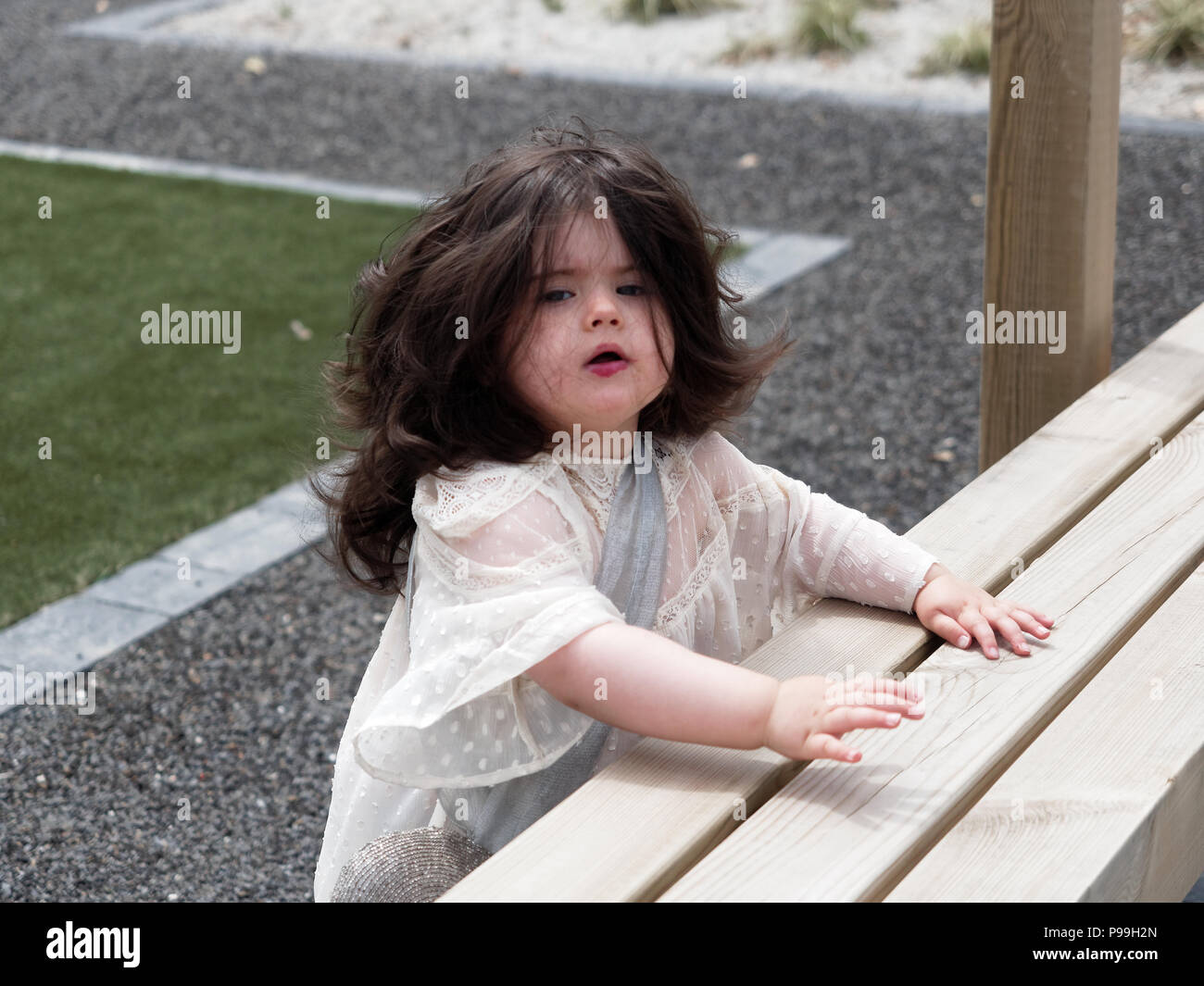 White baby girl victorian clothes, 2018 Robert Taylor/Alamy Live News