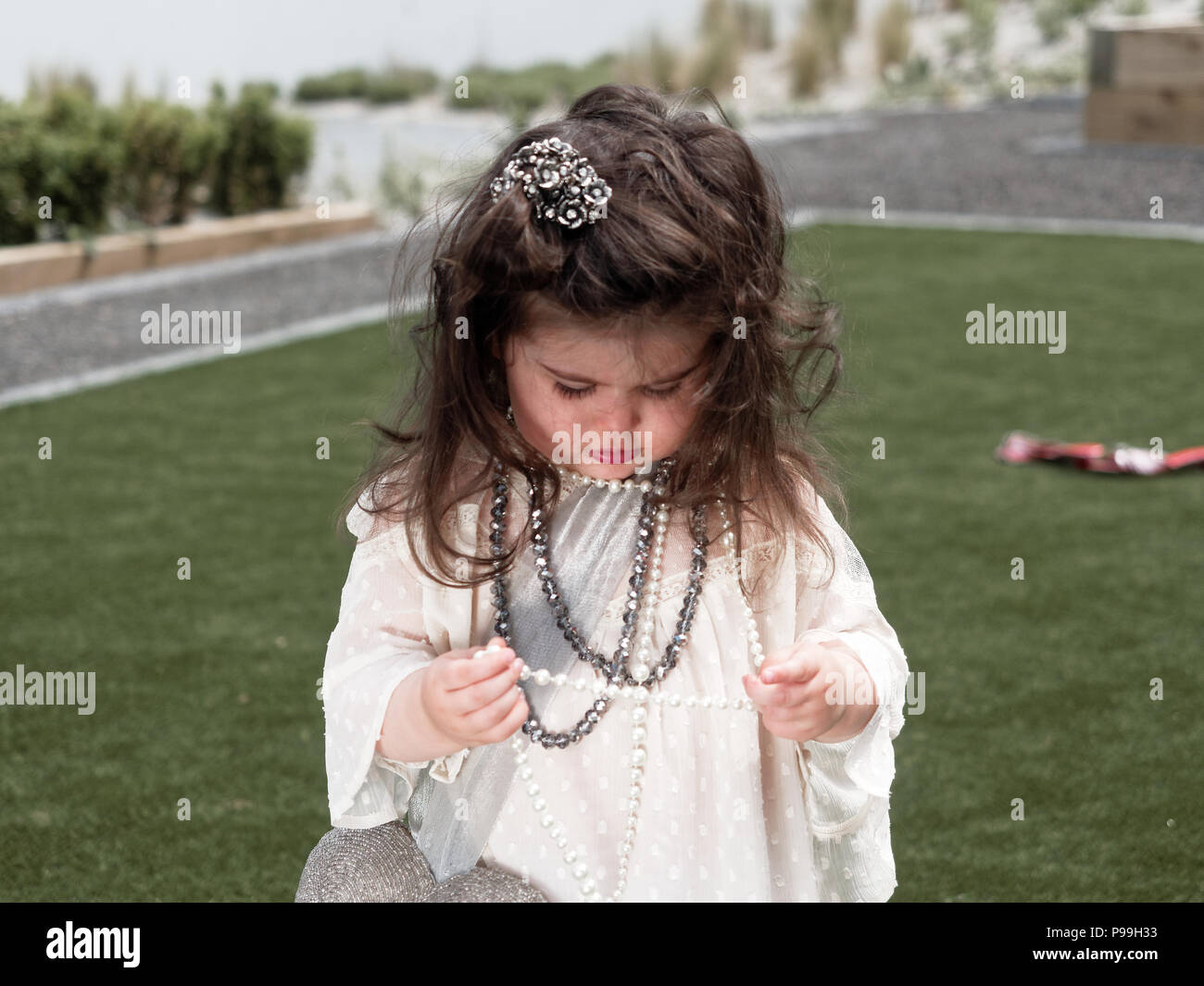 White baby girl victorian clothes, 2018 Robert Taylor/Alamy Live News