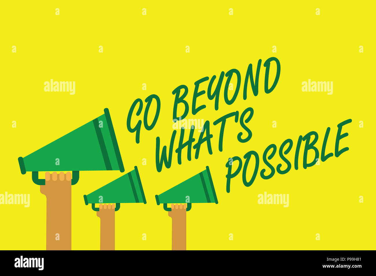 Handwriting Text Writing Go Beyond What S Is Possible Concept Meaning Do Bigger Things You Can Reach Dreams Hands Holding Megaphones Loudspeakers Imp Stock Photo Alamy Handwriting Text Writing Go Beyond What S Is Possible Concept Meaning Do Bigger Things You Can Reach Dreams Hands Holding Megaphones Loudspeakers Imp Stock Photo Alamy