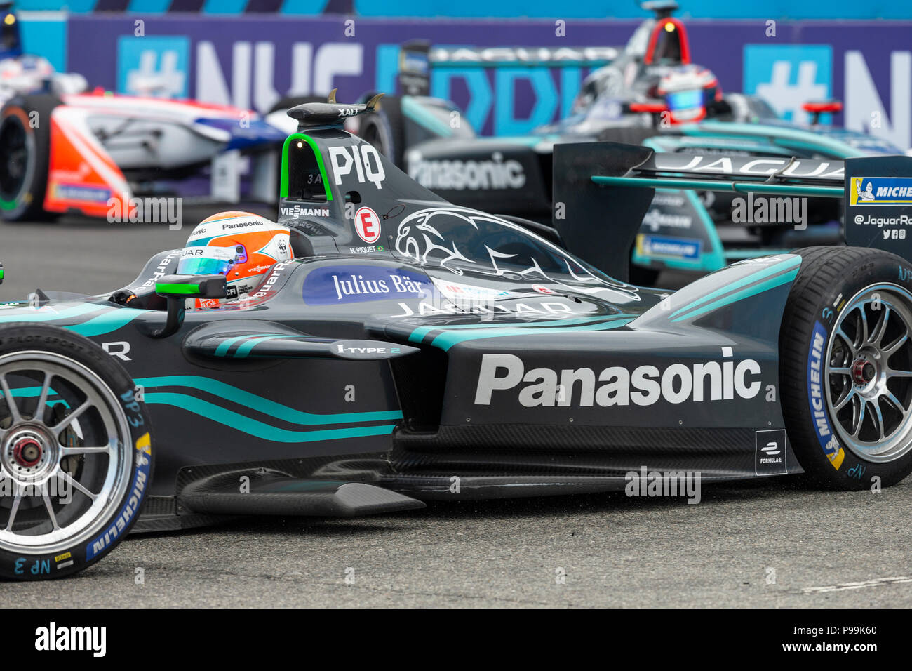 New York Ny July 15 2018 Nelson Piquet Pilot Of Panasonic