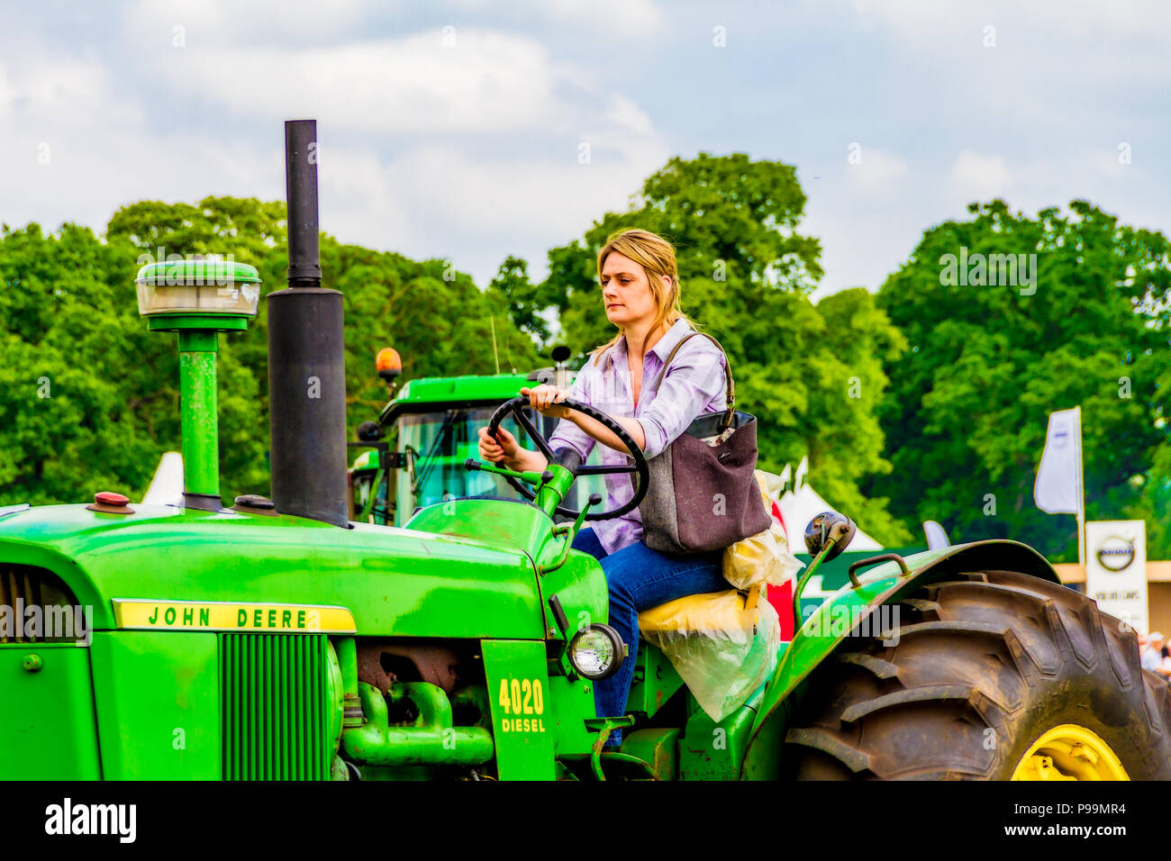 Female tractor driver hi-res stock photography and images - Alamy