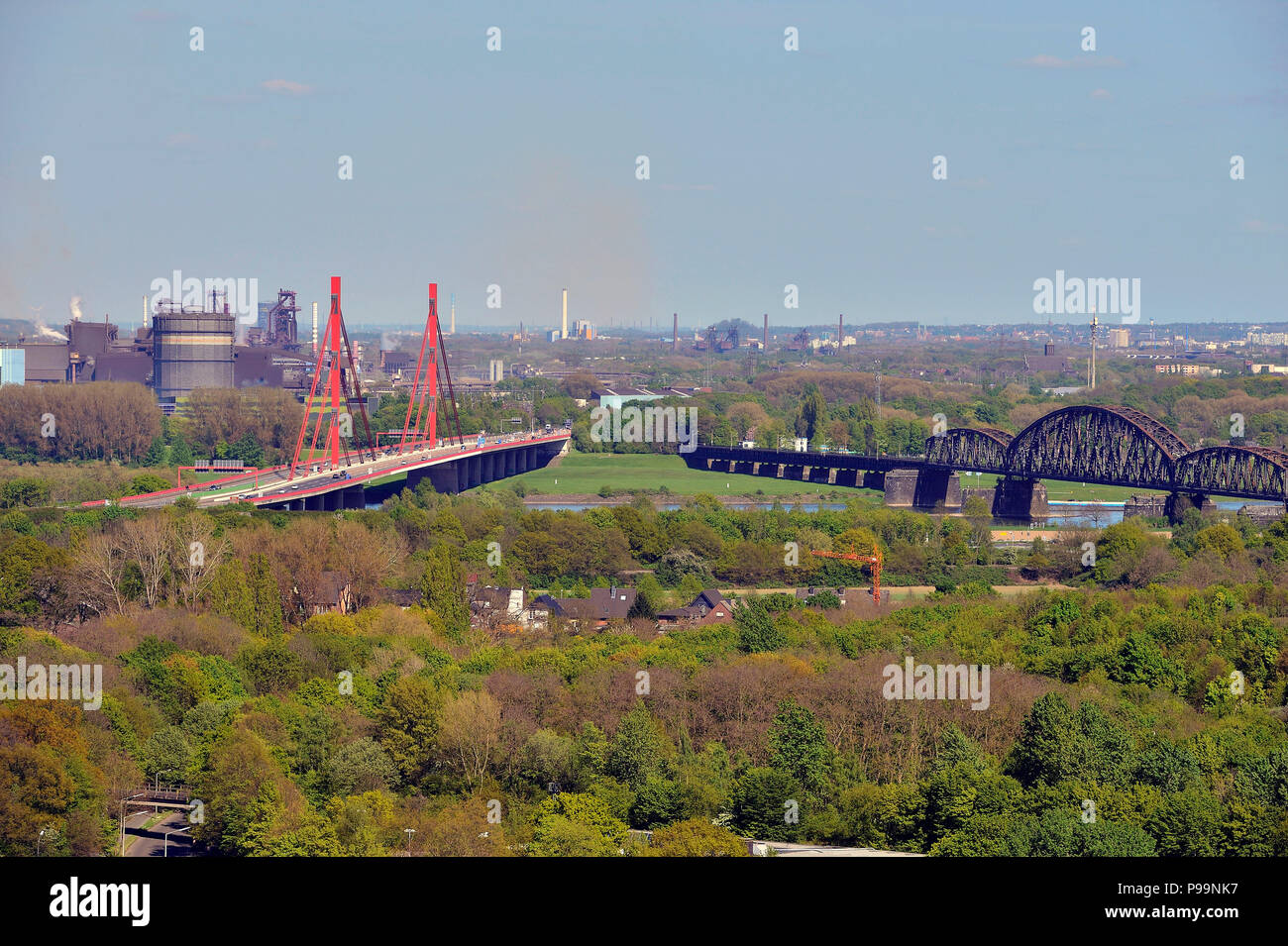 Germany, heap in the Ruhr area Stock Photo