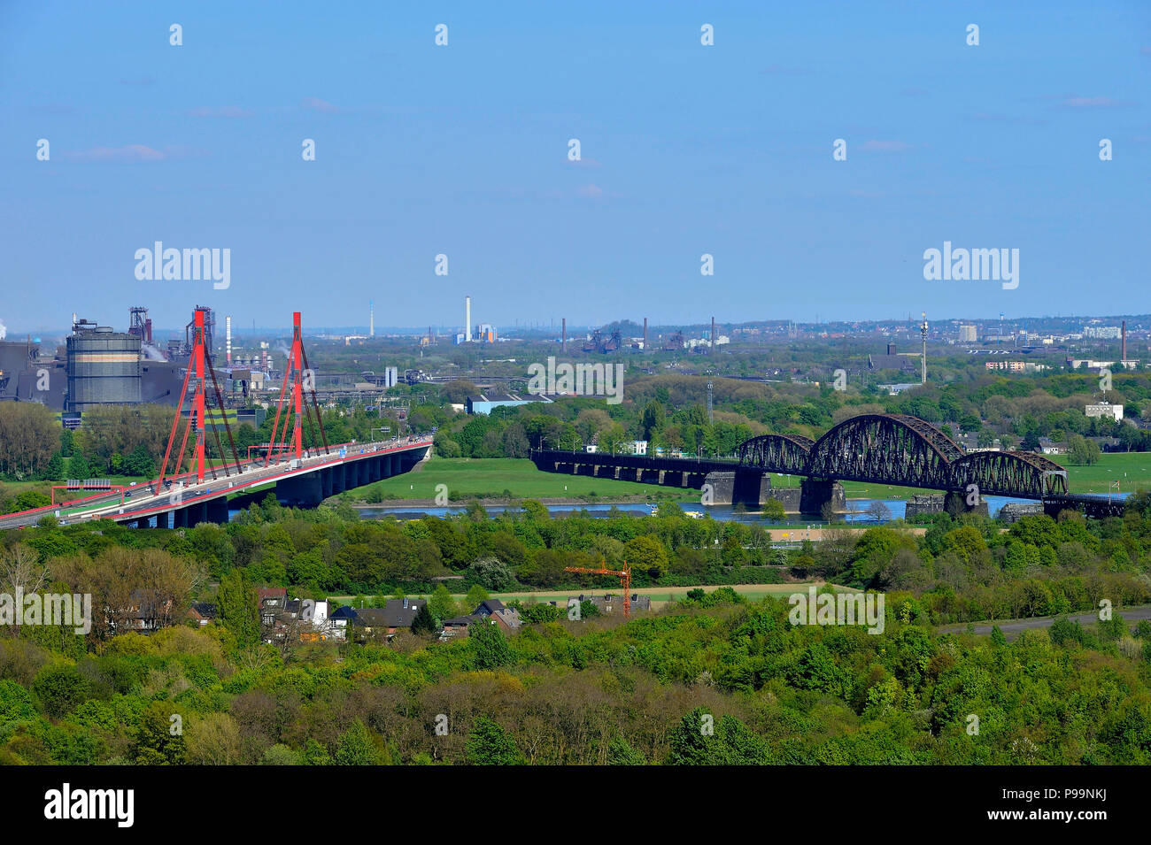 Germany, heap in the Ruhr area Stock Photo