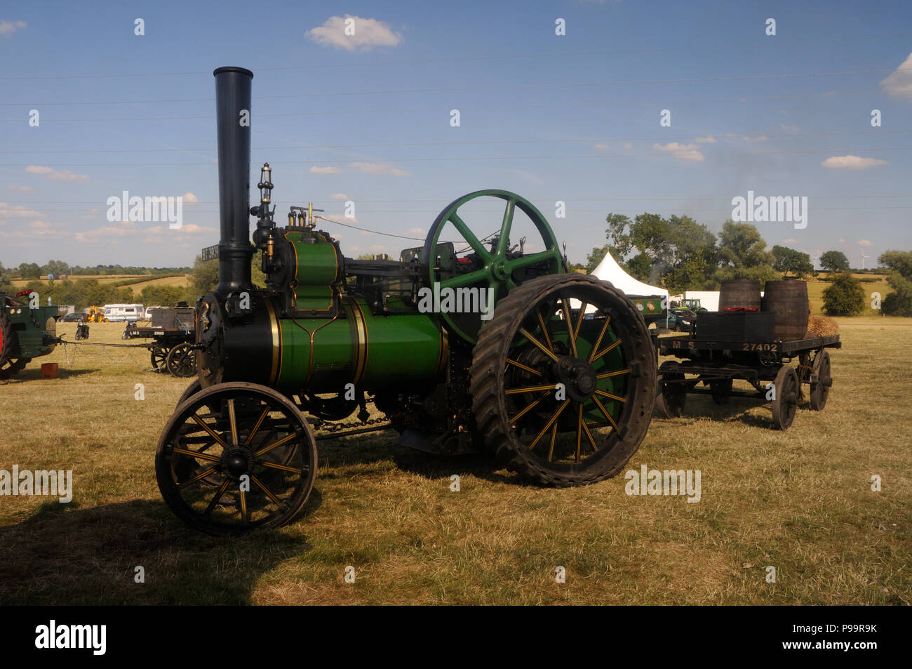 1884 Aveling & Porter general purpose engine 1995 at the 2018 Rempstone Steam & Country Fair, Turnpost Farm, Wymeswold, Leicestershire, England Stock Photo