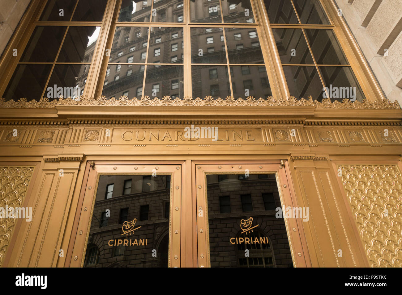 Cunard Building New York City Stock Photo
