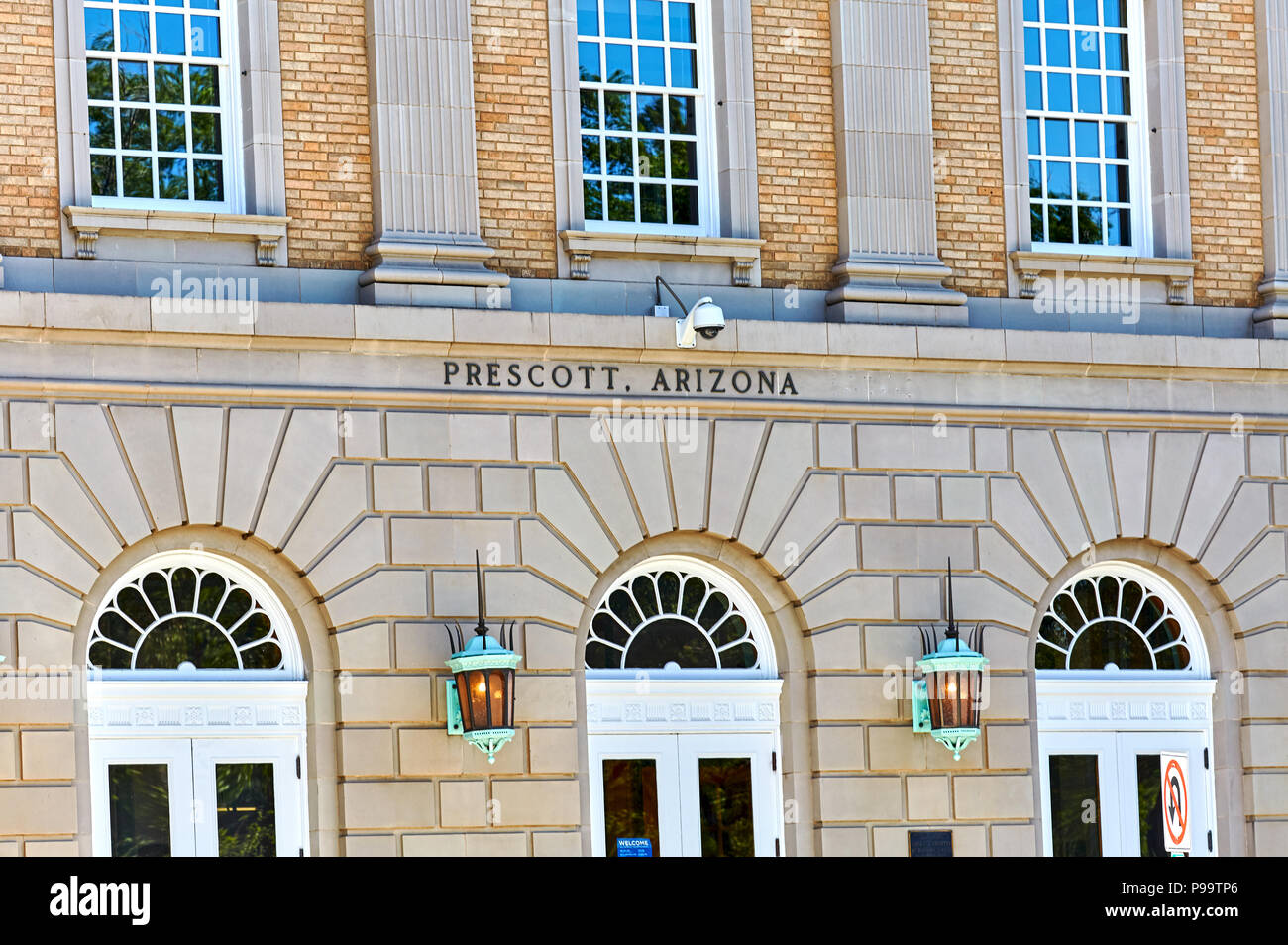 Prescott, Arizona, USA June 30, 2018 US Post Office building in