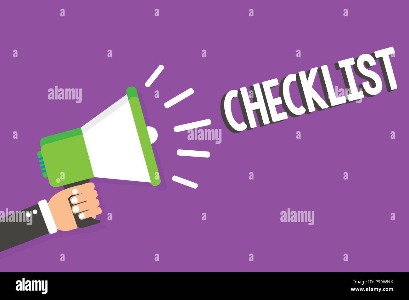 Word Writing Text Checklist Business Concept For List Down Of The