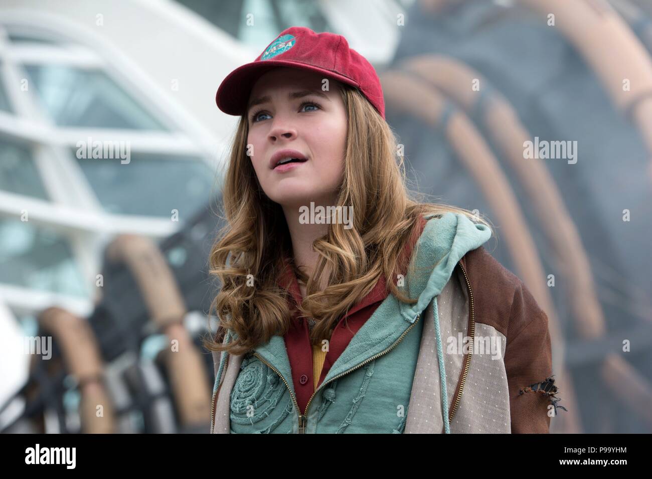 Original Film Title Tomorrowland English Title Tomorrowland Film Director Brad Bird Year 15 Stars Britt Robertson Credit Walt Disney Pictures Album Stock Photo Alamy