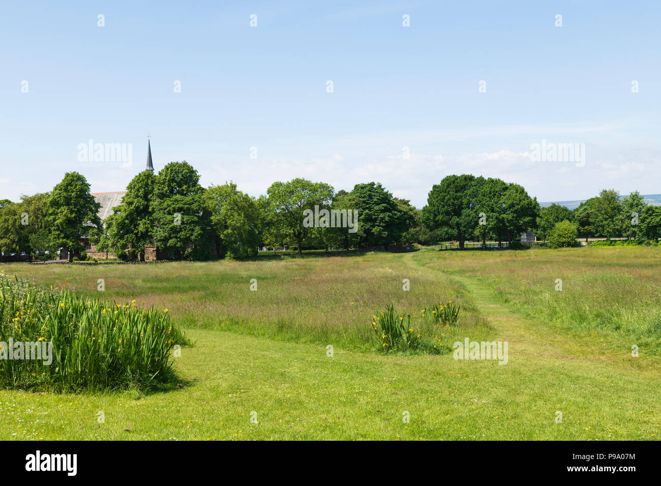 Salesbury Village Green and St Peter's Church, Salesbury, Ribble Valley
