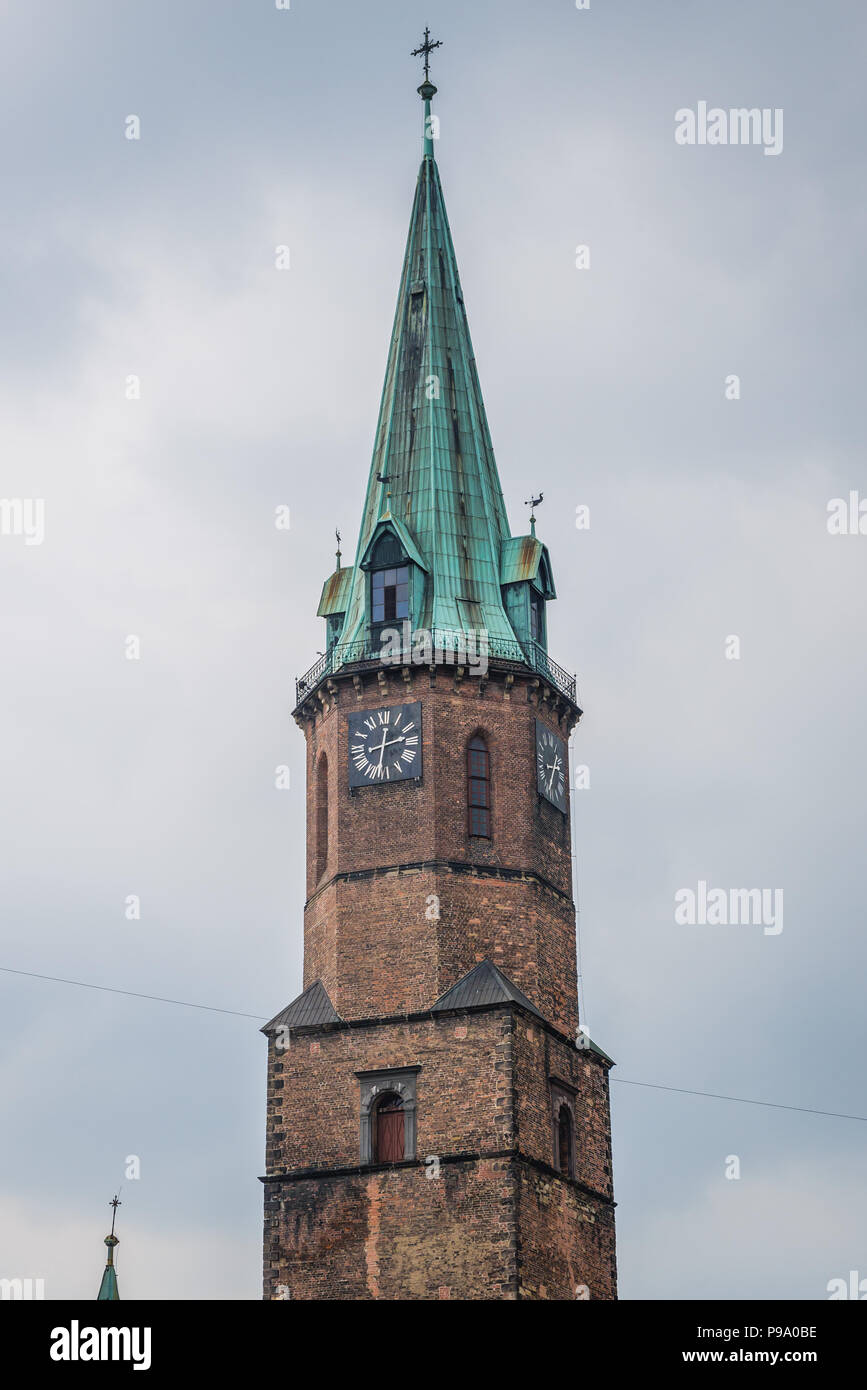 Church of Saint John the Baptist in Frydek-Mistek city in the Moravian ...