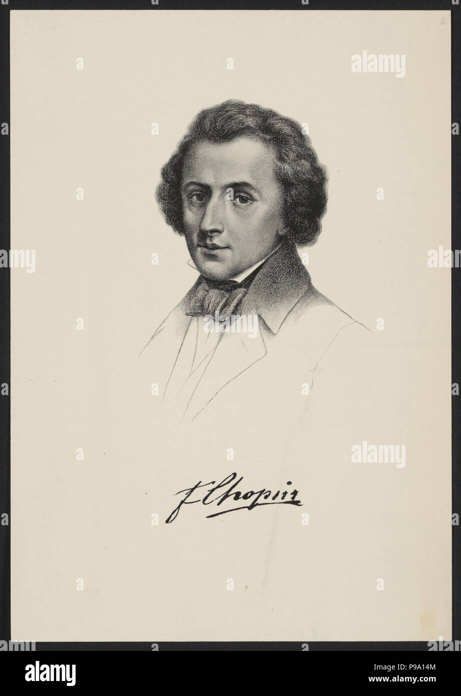 Portrait of Frédéric Chopin (1810-1849). Museum: Fryderyk Chopin ...