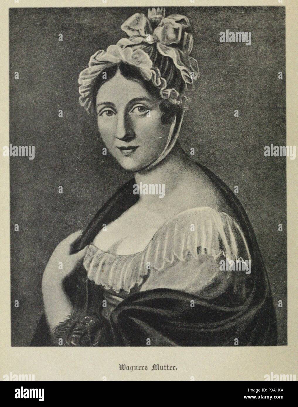 Johanna Rosine Wagner, née Pätz (1778-1848). Museum: Richard Wagner Museum, Bayreuth. Stock Photo