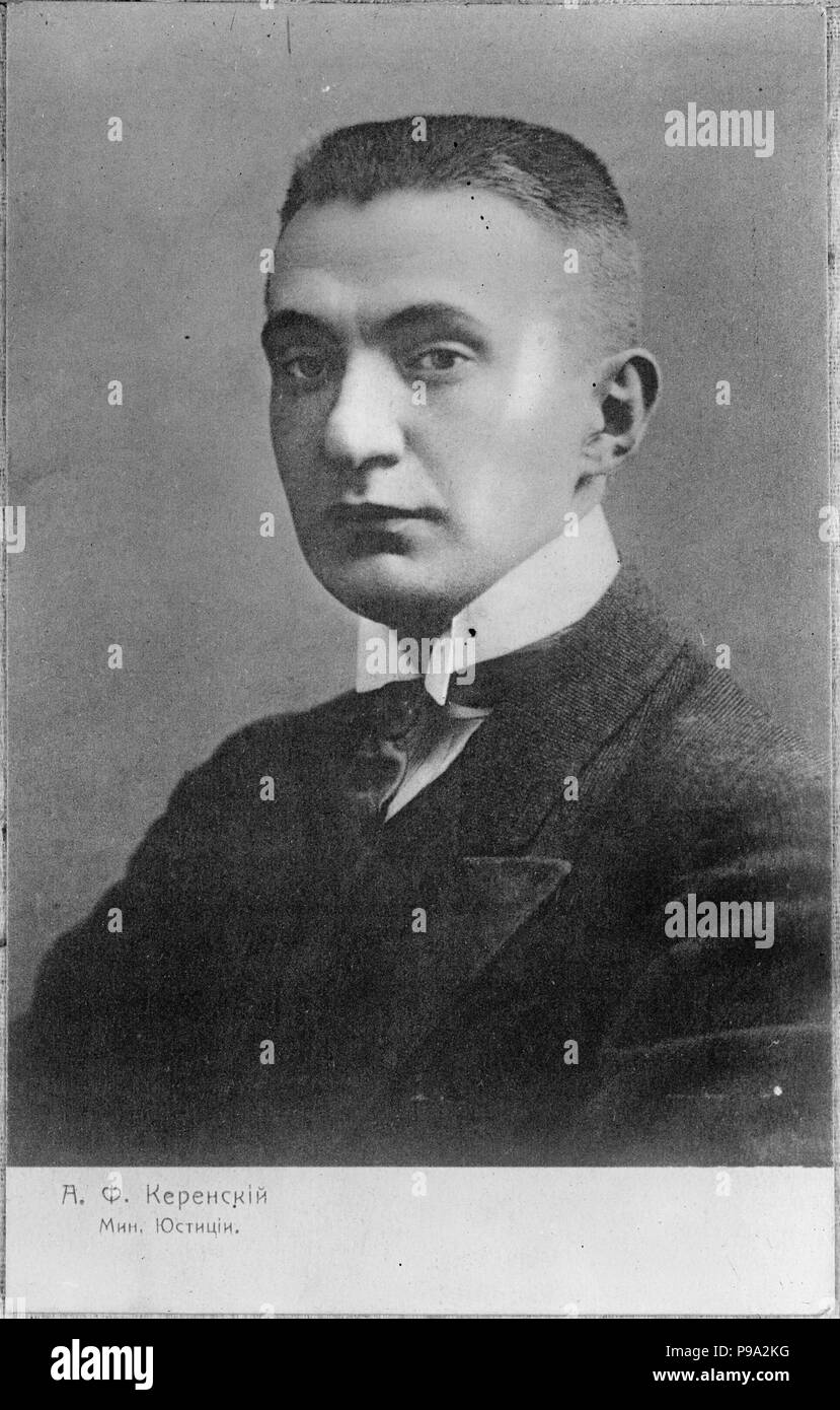 Alexander kerensky photograph Black and White Stock Photos & Images - Alamy