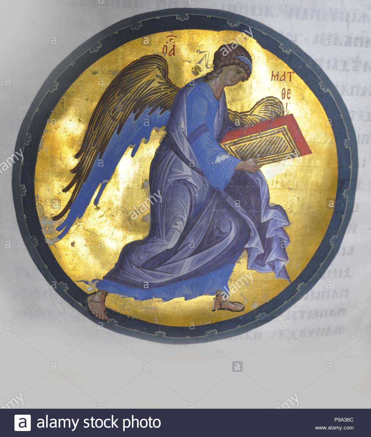 Symbol Of St Matthew The Evangelist Stock Photos & Symbol Of St Matthew