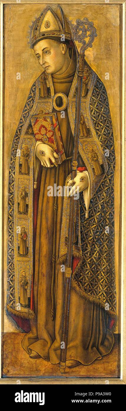 Saint Louis IX of France. Museum: Rijksmuseum, Amsterdam. Stock Photo