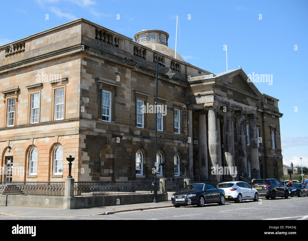 General view of Ayr Sheriff Court and Justice of the Peace Court Stock
