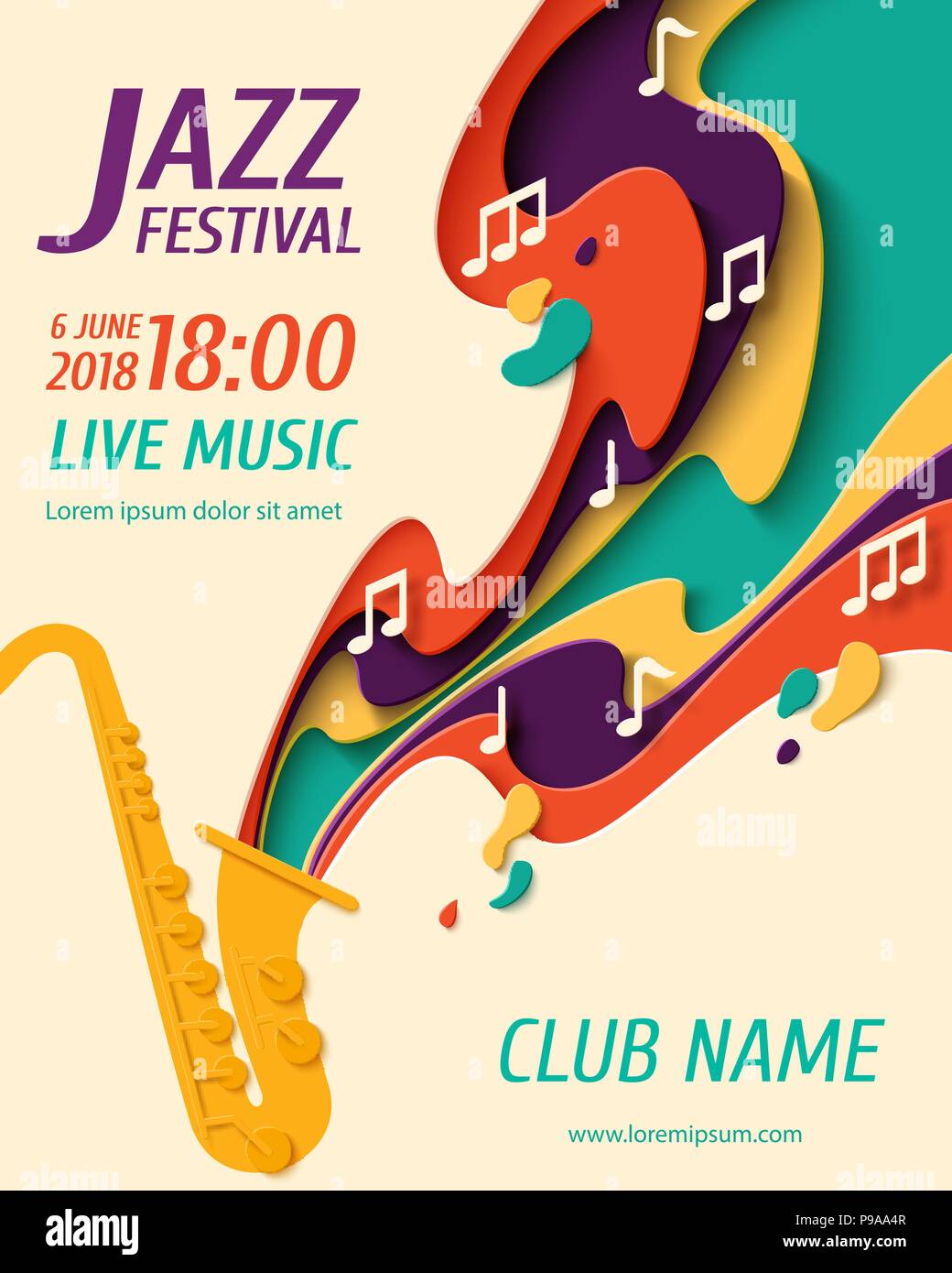 International Jazz Day vector background Stock Vector